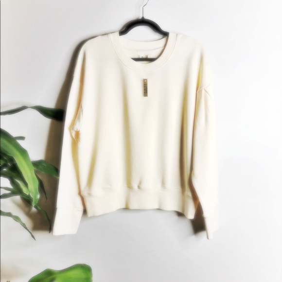 Madewell┃Pleat-Sleeve Sweatshirt - Picture 4 of 8